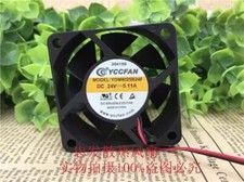 1PCS YDM6025B24F 6025 DC24V 0.11A 6CM 2-Wire Inverter Axial Fan