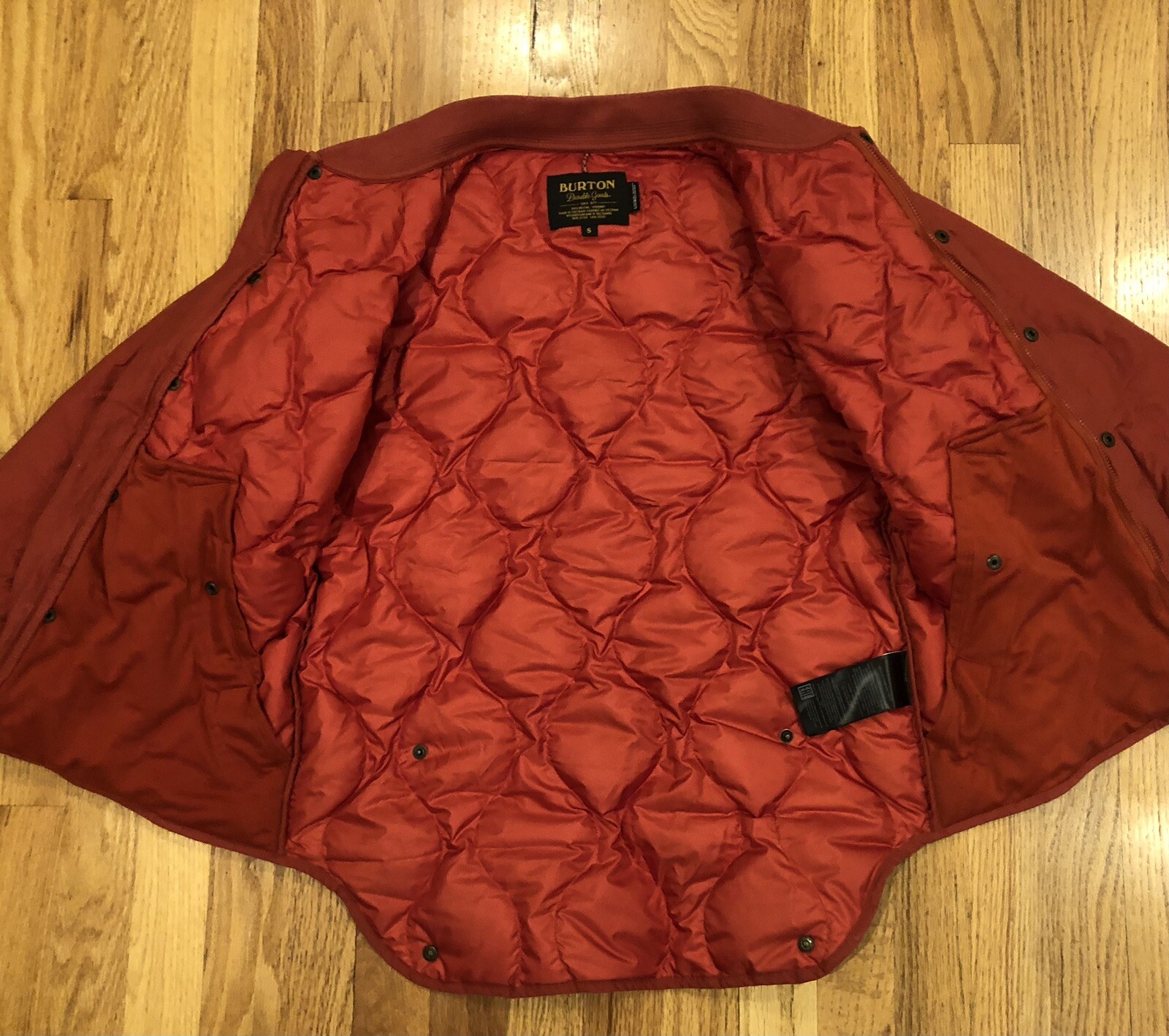 Burton Living Lining Kiley Duck Down Insulator Jacket Womens Sz S