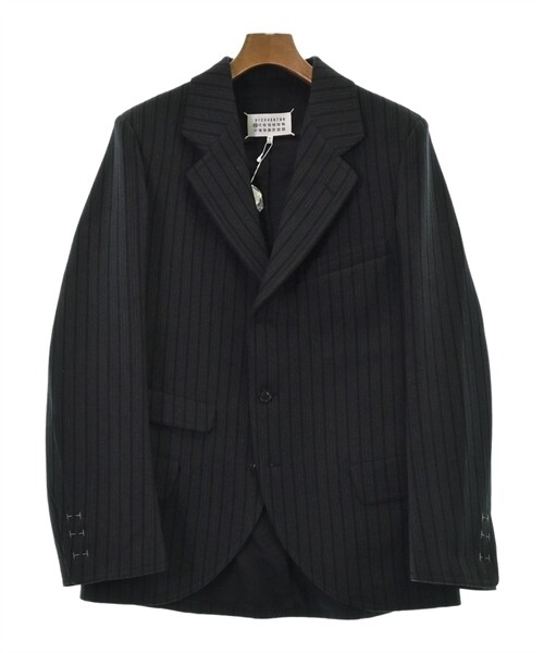 Maison Margiela Jacket GrayxBlack(Stripe Pattern) 46(Approx. M