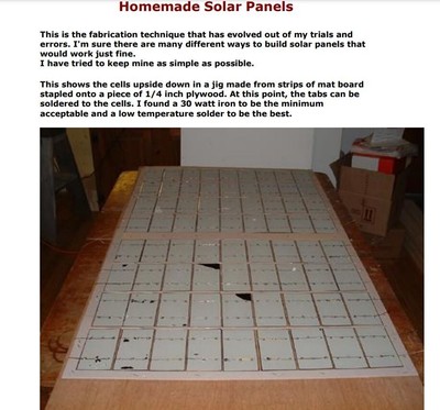Make Your Own Free Energy Solar Power Panel PLANS DIY SCHEMATIC MANUAL RENEWABLE