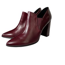 Ecco Womens Black Patent Leather Pumps Heels Slip On Size EU 39 US Comfort