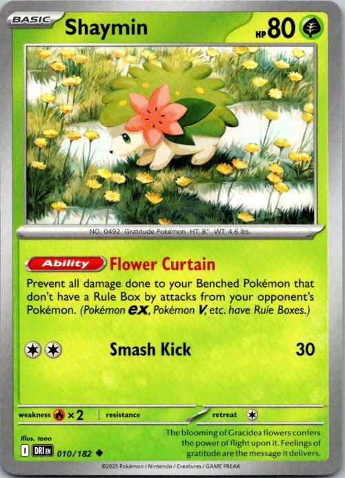 Shaymin 010/182 Uncommon SV10: Destined Rivals NM