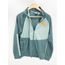 Puma Contrast 2.0 Green Gables Balsam Full Zip Jacket Men's Size Small S NWT