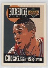 1994 Collector's Choice Silver Foil Signature BJ Armstrong Checklist #210 04yw