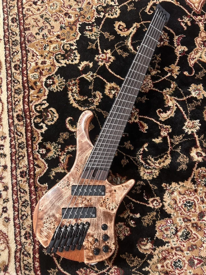 Bajo Ibanez EHB1506MS marrón antiguo 6 cuerdas bajo brillo usado - Imagen 3 de 4