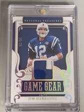 2025 National Treasures Jim Harbaugh Game Gear 15/25