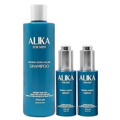 Natural Combo Shampoo And 2 Serum Set Hair Growth For Men, Grow Gorgeous Hair...