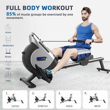 Neezee Silent Rowing Machine with 16 Levels Magnetic Resistance - RRP: £230.00