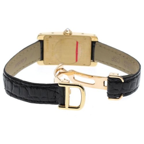 CARTIER TANK AMÉRICAINE SM WB707231 19mm YG Beige #C1507 - Picture 7 of 9