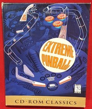1997 Extreme Pinball PC Big Box PC CD-ROM Classics CIB Tested