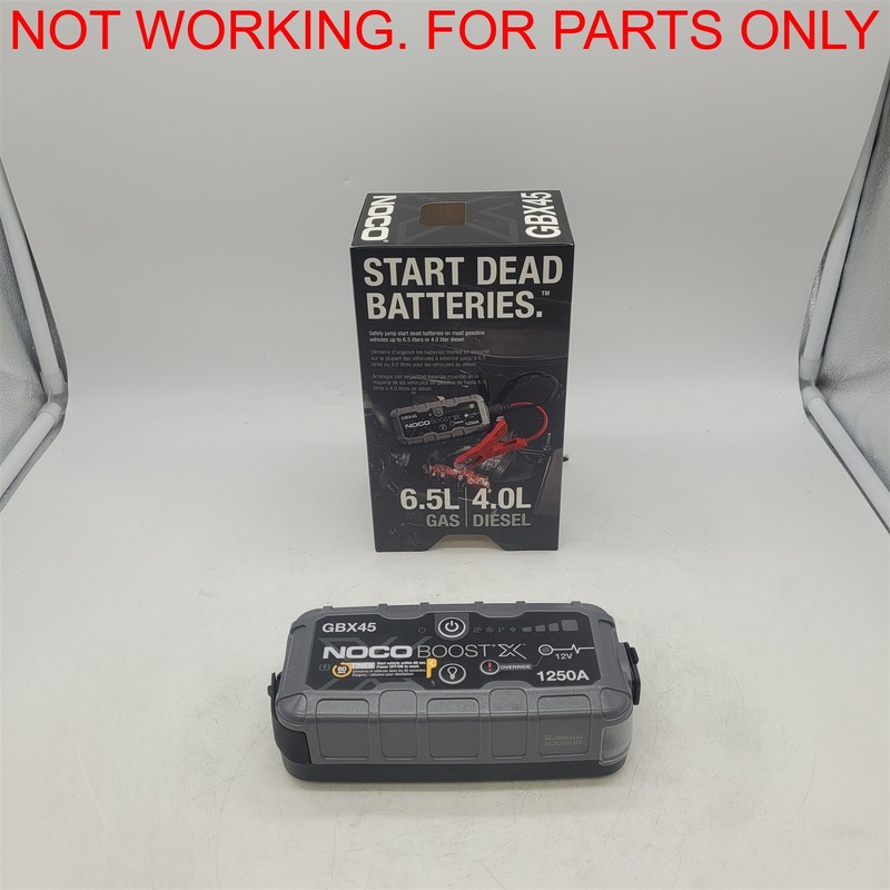 NOCO Boost X GBX45: 1250A UltraSafe Jump Starter – 12V [GBX45] -NOT WORKING-