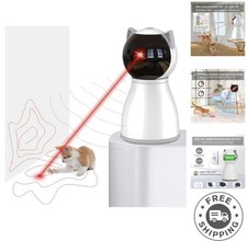 Automatic Laser Cat Toy Motion Activated USB Rechargeable Random Laser New
