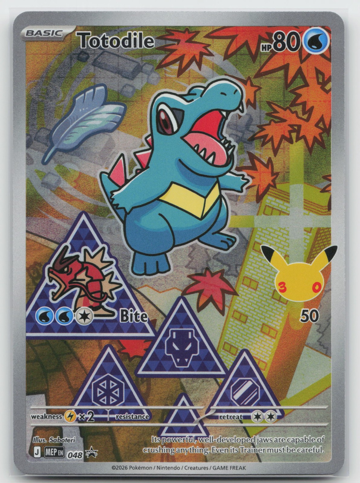 Totodile Holo Mega Evolution Promo 048 Promo NM Pokemon
