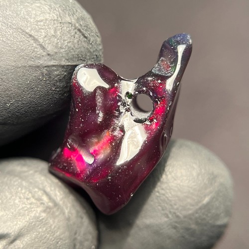 6.70 Cts Natural Ethiopian Opal Polished Rough Opal Gemstone 2 mm Drill Opal Raw - Picture 4 of 8