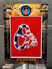 2010 Topps - Jumbo Packs Manufactured Hat Logo Relic Jim Palmer #MHR-401 /99