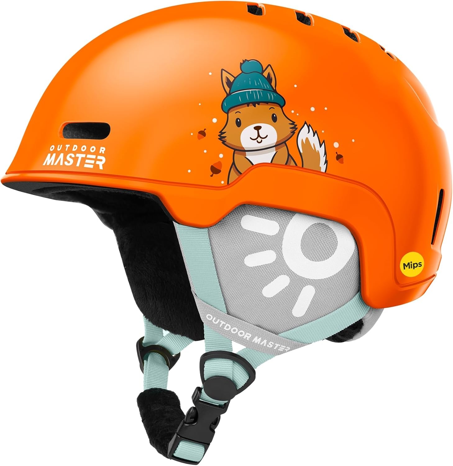 OutdoorMaster Kids Ski Helmet MIPS Snow Helmet Boys Girls Yo
