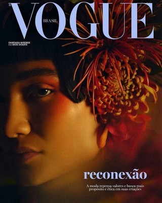 VOGUE Brazil Magazine January 2022 DANDARA QUEIROZ Caroline Knudsen ALICE BRAGA