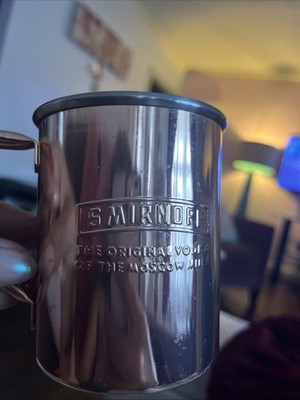 Smirnoff Mule 1 Replacement Mug Copper Finish Metal Cup Barware Vodka