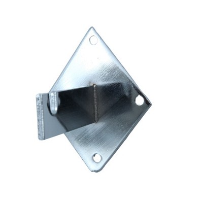SSWBasics Wall Brackets for Gridwall or Grid Panels - Chrome (15 Pack) - Grid