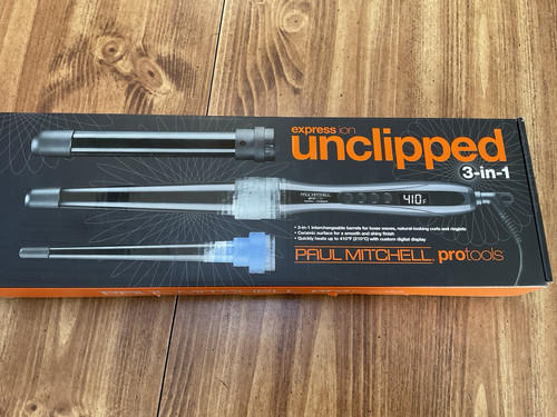 Paul Mitchell Pro Tools Express Ion Unclipped 3-in-1 Curling Iron NIB - Picture 1 of 8