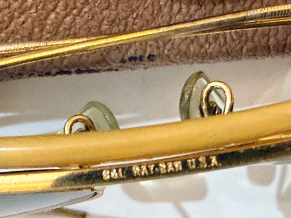 Occhiali Originali Ray Ban Aviator Vintage anni 70 - Immagine 3 di 4