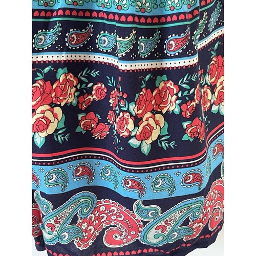 Neu mit Etikett Prettygarden Blumenmuster V-Ausschnitt Spaghettiträger Knopfleiste X-Large - Bild 5 von 12