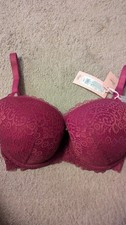 32G  BOUX AVENUE UNDERWIRED PLUM EMMERLINE  BALCONETTE BRA  BNWOT RRP £28 SALE 
