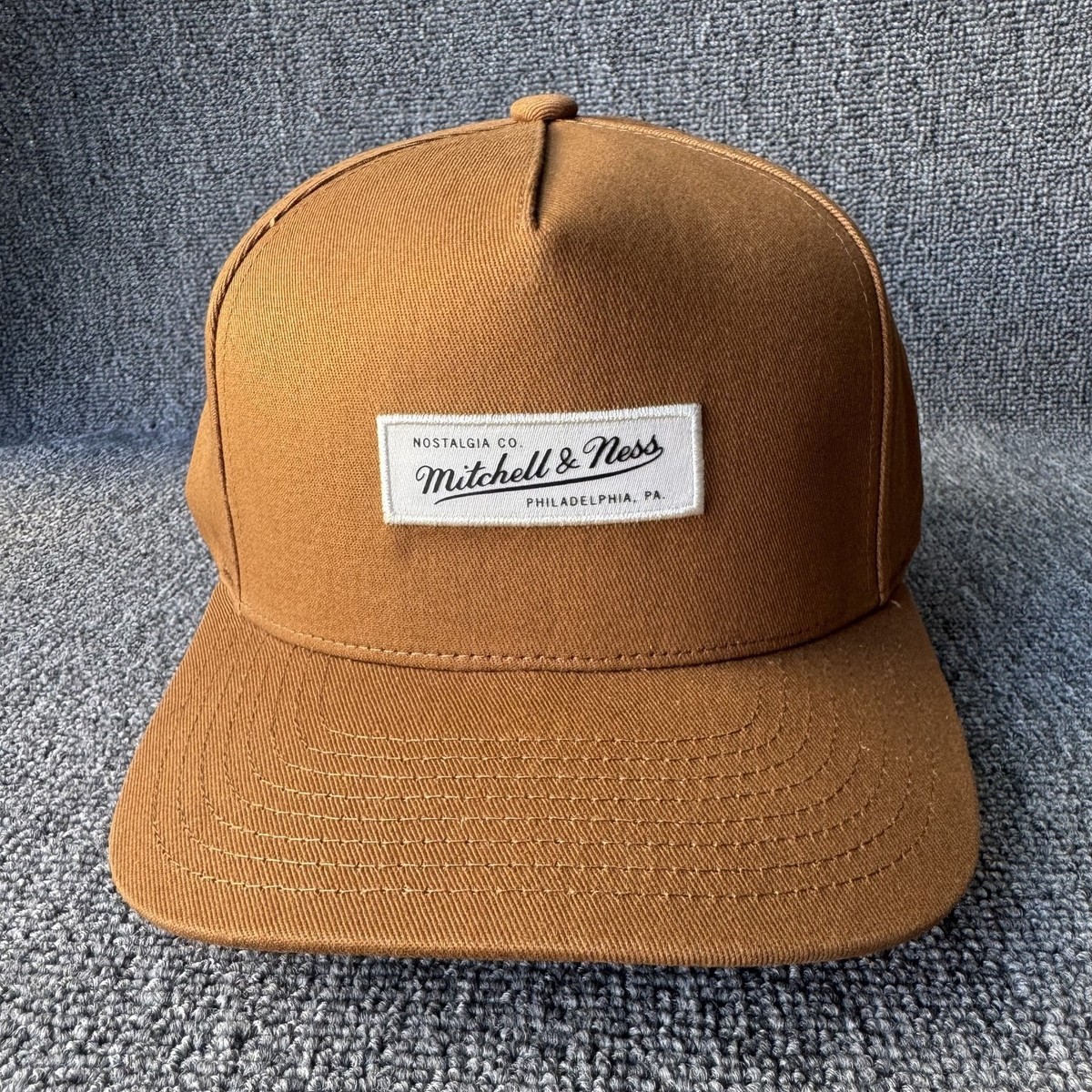 Mitchell & Ness Brown Nostalgia Co. Snapback Cap Hat