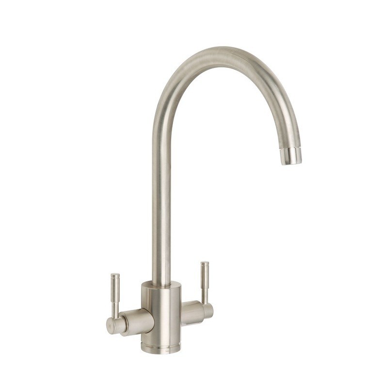 Mixer Sink Tap Aquatrend 1 TRE1BF Monobloc Brushed Nickel Rangemaster