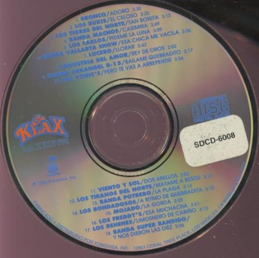 Klax: LA X 97.9 FM: Regional Mexican Hits MUSIC AUDIO CD early 90s