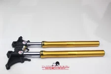 08-16 YAMAHA YZF R6 OHLINS 30MM NIX FRONT FORKS SUSPENSION SET PAIR STRIAGHT E7