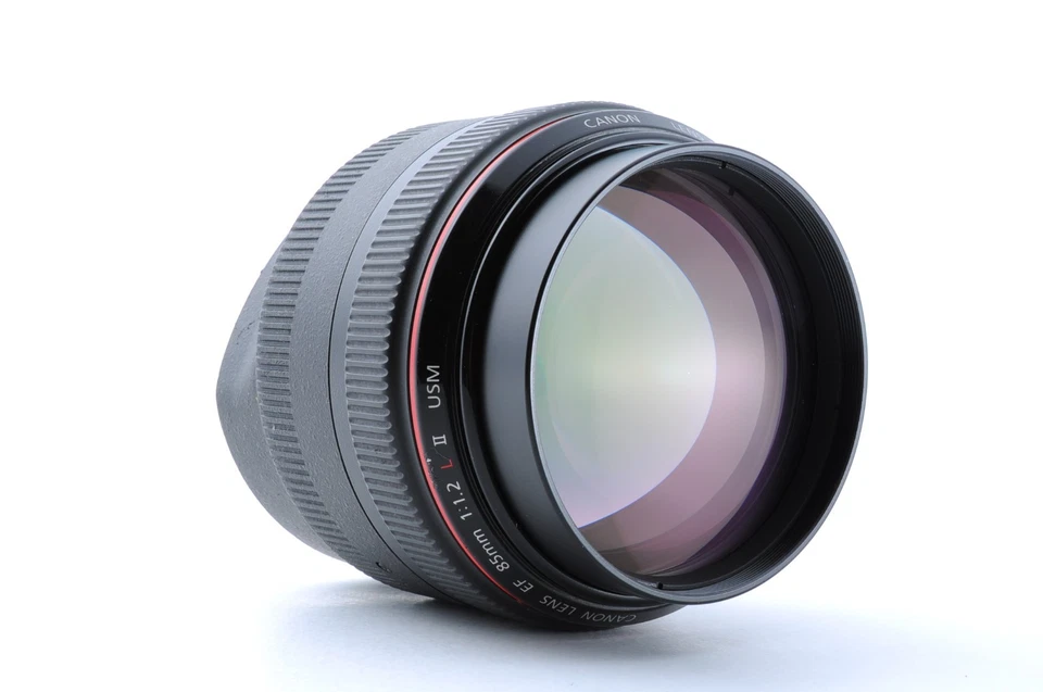 [Ex+5] Canon EF 85mm f/1.2 L USM II Prime Lens w/ Hood Filter From Japan - Image 4 of 4