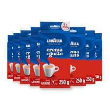 Lavazza, Crema e Gusto Classico, Ground Coffee, 8 Packs of 250g 18.00 per kilo