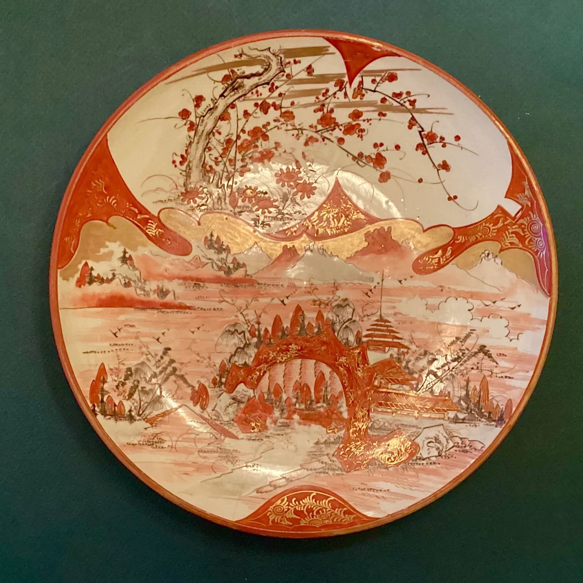 陶瓷日本古董红色| eBay
