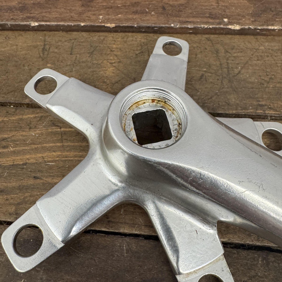 Vintage Sugino GT Crankset 165mm Square Taper Triple 165 Bike Arms