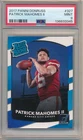 PATRICK MAHOMES 2017 PANINI DONRUSS #327 RC RATED ROOKIE CHIEFS SP PSA 9 MINT