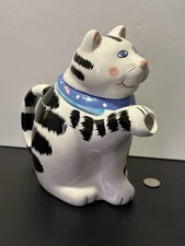✨The Curated Cat✨ Coco Dowley 1990s Collectible Ceramic Cat Teapot Vintage