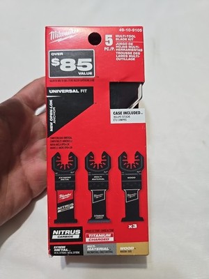 Milwaukee 49-10-9105 Oscillating Multi-Tool Blade Kit With Nitrus Carbide Blade