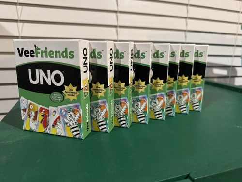 Mattel Creations VeeFriends Sealed UNO Card Game (8 Sealed Boxes in Total)