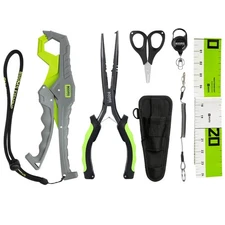 Booms Fishing Gear and Equipment: 6pcs Fishing Tools Kit with Needle Nose Pli...