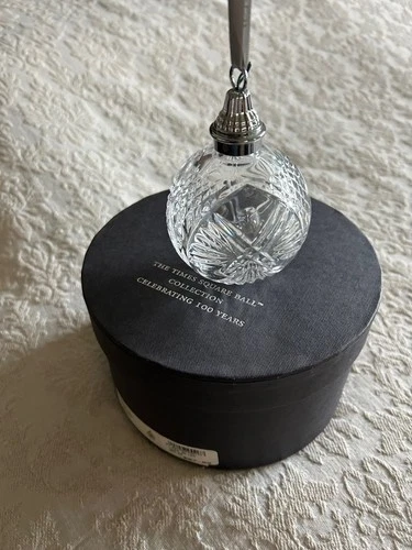 VTG Waterford 2009 The Times Square Ball Ornament 100th Anniversary JOY