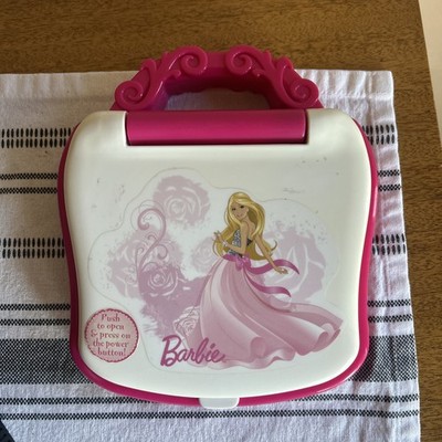 BARBIE  LITTLE LEARNING INTERACTIVE LAPTOP OREGON SCIENTIFIC MATTEL WORKS