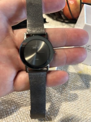 Grenen Denmark Analog Black Dial Steel Mesh Water Resistant Wristwatch w/ Box