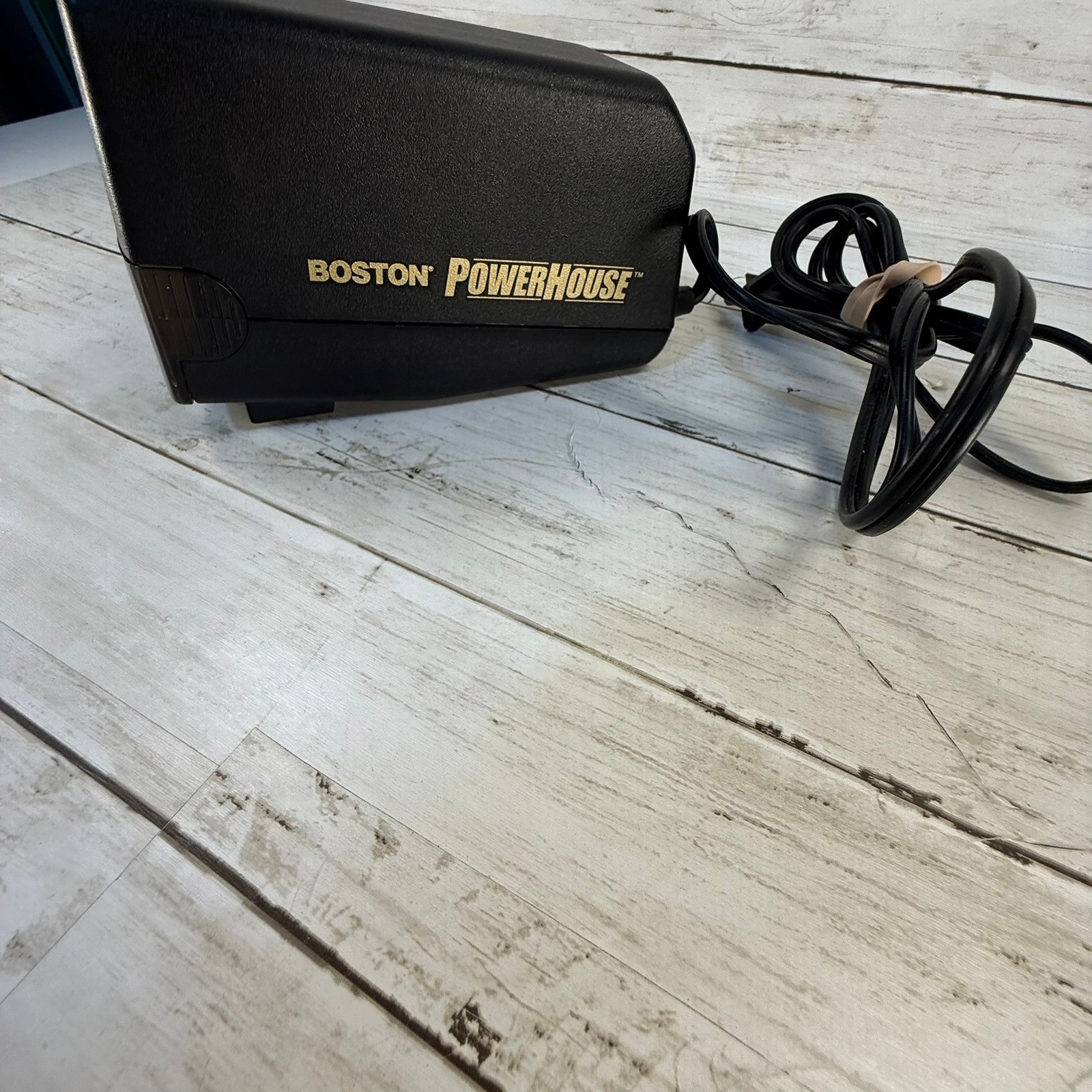 Boston PowerHouse Electric Pencil Sharpener Model 19 Black Hunt Corp USA Made