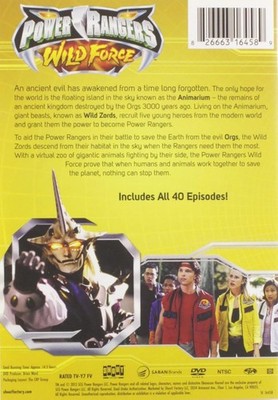 Power Rangers: Wild Force: the Complete Series (DVD, 2002) for