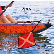 2 Bandiere per Rimorchio Da 12,60 Pollici, Bandiera per Kayak per Bici, Veicolo