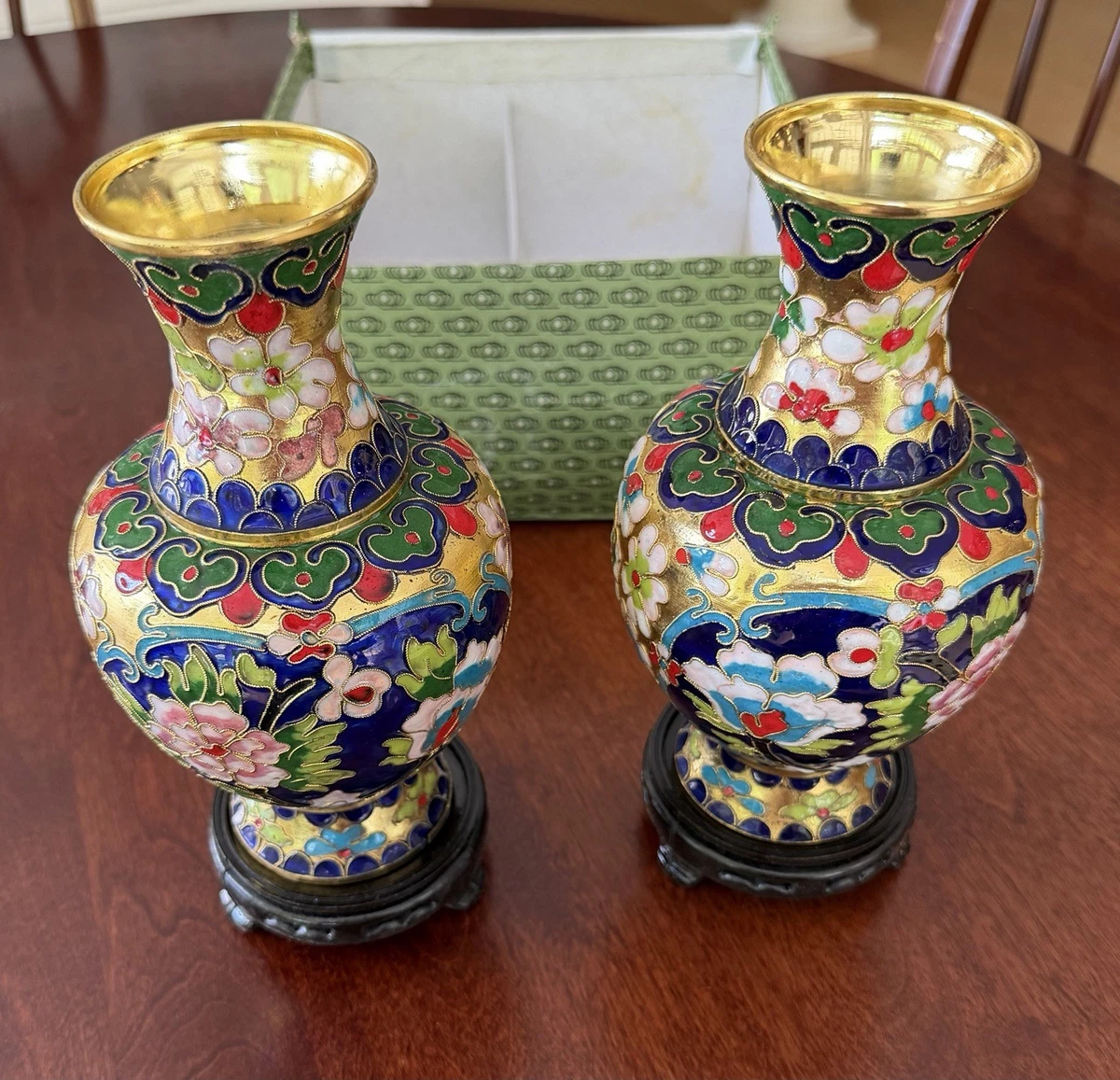 景泰蓝花瓶| eBay