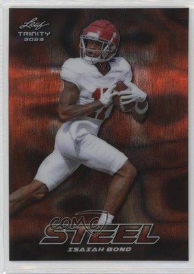 2023 Leaf Trinity Mega Box Steel Orange Lava 7/15 Isaiah Bond #S-36 11pj