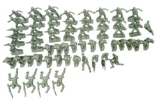 Toy Soldiers Tim Mee Set Of 58 Vintage Collectible Nostalgic Classic Toy 1960s