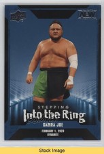 2023 AEW All Elite Wrestling Stepping Inside the Ring Samoa Joe #SR-4 READ p0r
